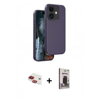 MARSİLYAN™- iPhone 11 Kılıf Kıvılcım Çizgi Serisi - Siyah Bilvis Hayalet Cam Ekran Koruyucu + Pers Alüminyum Kamera Lens - KI