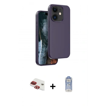 MARSİLYAN™- iPhone 11 Kılıf Kıvılcım Çizgi Serisi - Siyah Joko Magic 5D Cam + Pers Alüminyum Kamera Lens - KI