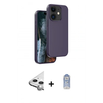 MARSİLYAN™- iPhone 11 Kılıf Kıvılcım Çizgi Serisi - Siyah Joko Magic 5D Cam + Raze Metal Kamera Lens - GS
