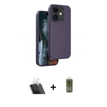 MARSİLYAN™- iPhone 11 Kılıf Kıvılcım Çizgi Serisi - Siyah Joko Magic 5D Hayalet Cam + Kamera Lens Koruma Cam - SF