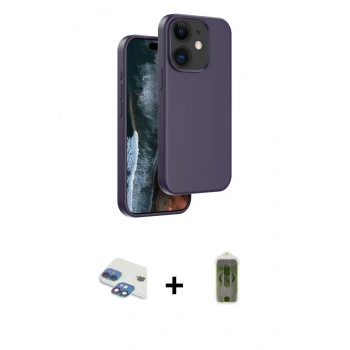 MARSİLYAN™- iPhone 11 Kılıf Kıvılcım Çizgi Serisi - Siyah Joko Magic 5D Hayalet Cam + Pers Alüminyum Kamera Lens - GI