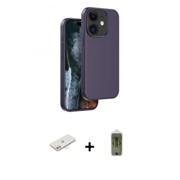 MARSİLYAN™- iPhone 11 Kılıf Kıvılcım Çizgi Serisi - Siyah Joko Magic 5D Hayalet Cam + Renkli Kamera Lens Koruma Cam - YL