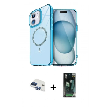 MARSİLYAN™- iPhone 11 Kılıf Kıvılcım Form Prime - Siyah 360 Mat Full Body Arka Koruyucu + Pers Alüminyum Kamera Lens - LT