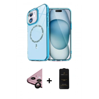 MARSİLYAN™- iPhone 11 Kılıf Kıvılcım Form Prime - Siyah 6D Antistatik Mat Seramik Hayalet Nano Ekran Koruyucu + Raze Metal Kamera Lens - SH