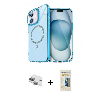 MARSİLYAN™- iPhone 11 Kılıf Kıvılcım Form Prime - Siyah 6D Mat Seramik Hayalet Nano Ekran Koruyucu + Pers Alüminyum Kamera Lens - YL