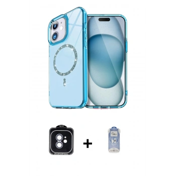 MARSİLYAN™- iPhone 11 Kılıf Kıvılcım Form Prime - Siyah Joko Magic 5D Cam + PVD Metal Kamera Lens - MI