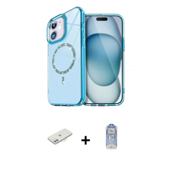 MARSİLYAN™- iPhone 11 Kılıf Kıvılcım Form Prime - Siyah Joko Magic 5D Cam + Renkli Kamera Lens Koruma Cam - PE