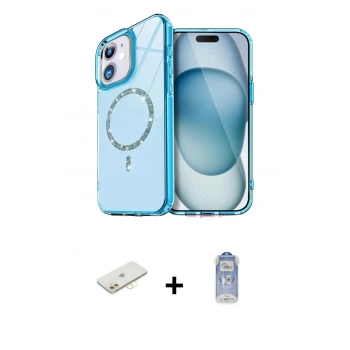 MARSİLYAN™- iPhone 11 Kılıf Kıvılcım Form Prime - Siyah Joko Magic 5D Cam + Renkli Kamera Lens Koruma Cam - SI