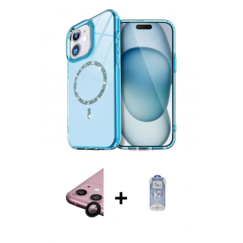 MARSİLYAN™- iPhone 11 Kılıf Kıvılcım Form Prime - Siyah Joko Magic 5D Cam + Raze Metal Kamera Lens - SH