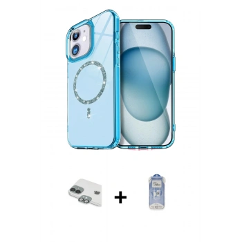 MARSİLYAN™- iPhone 11 Kılıf Kıvılcım Form Prime - Siyah Joko Magic 5D Cam + Pers Alüminyum Kamera Lens - YL