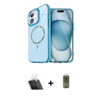 MARSİLYAN™- iPhone 11 Kılıf Kıvılcım Form Prime - Siyah Joko Magic 5D Hayalet Cam + Kamera Lens Koruma Cam - SF