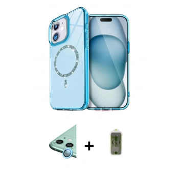 MARSİLYAN™- iPhone 11 Kılıf Kıvılcım Form Prime - Siyah Joko Magic 5D Hayalet Cam + Raze Metal Kamera Lens - MI