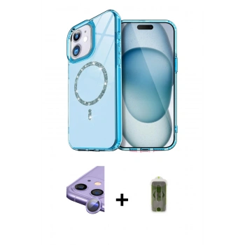 MARSİLYAN™- iPhone 11 Kılıf Kıvılcım Form Prime - Siyah Joko Magic 5D Hayalet Cam + Raze Metal Kamera Lens - MR
