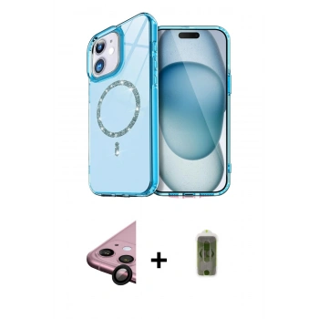 MARSİLYAN™- iPhone 11 Kılıf Kıvılcım Form Prime - Siyah Joko Magic 5D Hayalet Cam + Raze Metal Kamera Lens - SH