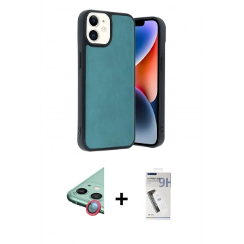 MARSİLYAN™- iPhone 11 Kılıf Kıvılcım Işık Serisi - Şeffaf Uv Polymer Nano Ekran Koruyucu + Raze Metal Kamera Lens - KI