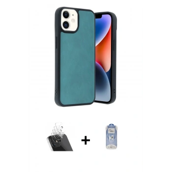 MARSİLYAN™- iPhone 11 Kılıf Kıvılcım Işık Serisi - Siyah Joko Magic 5D Cam + Kamera Lens Koruma Cam - SF