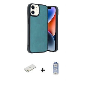 MARSİLYAN™- iPhone 11 Kılıf Kıvılcım Işık Serisi - Siyah Joko Magic 5D Cam + Renkli Kamera Lens Koruma Cam - TU
