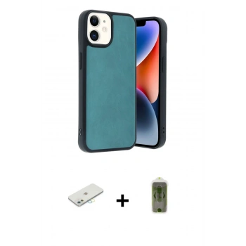 MARSİLYAN™- iPhone 11 Kılıf Kıvılcım Işık Serisi - Siyah Joko Magic 5D Hayalet Cam + Renkli Kamera Lens Koruma Cam - SI