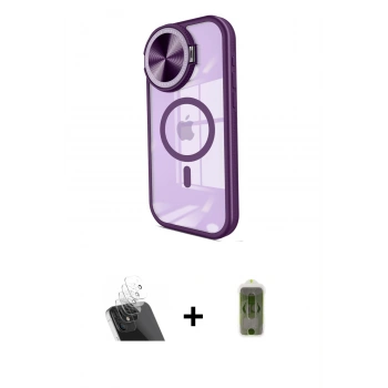 MARSİLYAN™- iPhone 11 Kılıf Kıvılcım Modern Koleksiyonu - Siyah Joko Magic 5D Hayalet Cam + Kamera Lens Koruma Cam - SF