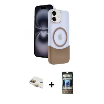 MARSİLYAN™- iPhone 11 Kılıf Kozmos Form Özel Seri - Siyah 34D Hayalet Izgaralı Cam + Pers Alüminyum Kamera Lens - GD