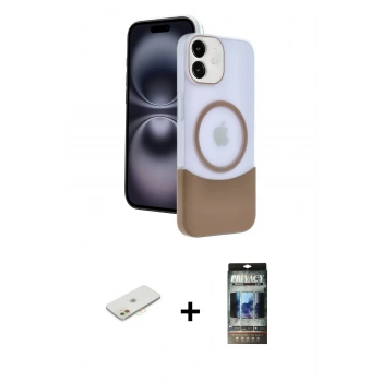 MARSİLYAN™- iPhone 11 Kılıf Kozmos Form Özel Seri - Siyah 34D Hayalet Izgaralı Cam + Renkli Kamera Lens Koruma Cam - TU