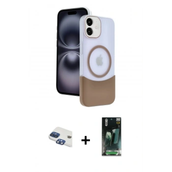 MARSİLYAN™- iPhone 11 Kılıf Kozmos Form Özel Seri - Siyah 360 Mat Full Body Arka Koruyucu + Pers Alüminyum Kamera Lens - LT