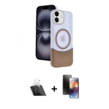 MARSİLYAN™- iPhone 11 Kılıf Kozmos Form Özel Seri - Siyah 3D Antistatik Mat Seramik Nano Ekran Koruyucu + Kamera Lens Koruma Cam - SF