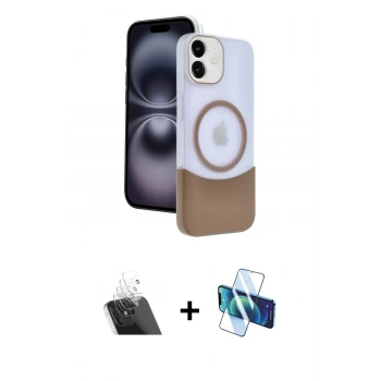 MARSİLYAN™- iPhone 11 Kılıf Kozmos Form Özel Seri - Siyah 3D Antistatik Seramik Nano Ekran Koruyucu + Kamera Lens Koruma Cam - SF