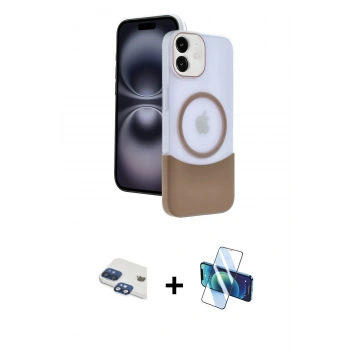 MARSİLYAN™- iPhone 11 Kılıf Kozmos Form Özel Seri - Siyah 3D Antistatik Seramik Nano Ekran Koruyucu + Pers Alüminyum Kamera Lens - LT