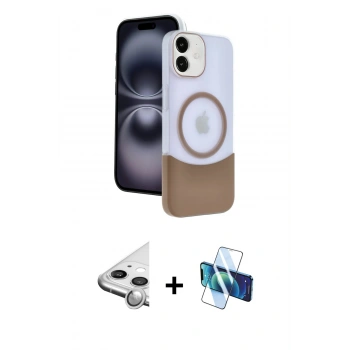 MARSİLYAN™- iPhone 11 Kılıf Kozmos Form Özel Seri - Siyah 3D Antistatik Seramik Nano Ekran Koruyucu + Raze Metal Kamera Lens - GS