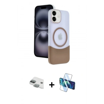 MARSİLYAN™- iPhone 11 Kılıf Kozmos Form Özel Seri - Siyah 3D Antistatik Seramik Nano Ekran Koruyucu + Pers Alüminyum Kamera Lens - YL