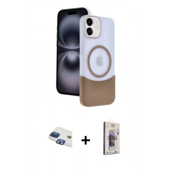 MARSİLYAN™- iPhone 11 Kılıf Kozmos Form Özel Seri - Siyah Bilvis 3D Cam Ekran Koruyucu + Pers Alüminyum Kamera Lens - LT