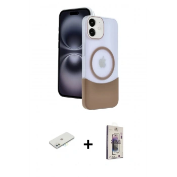 MARSİLYAN™- iPhone 11 Kılıf Kozmos Form Özel Seri - Siyah Bilvis 3D Cam Ekran Koruyucu + Renkli Kamera Lens Koruma Cam - SI