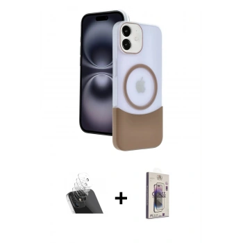 MARSİLYAN™- iPhone 11 Kılıf Kozmos Form Özel Seri - Siyah Bilvis 3D Cam Ekran Koruyucu + Kamera Lens Koruma Cam - SF