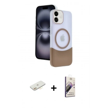 MARSİLYAN™- iPhone 11 Kılıf Kozmos Form Özel Seri - Siyah Bilvis 3D Mat Cam Ekran Koruyucu + Renkli Kamera Lens Koruma Cam - SI