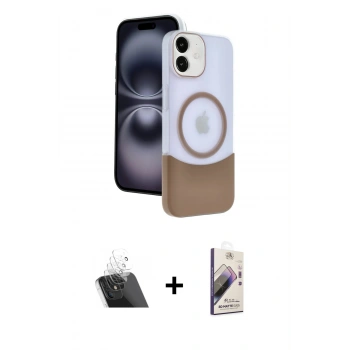 MARSİLYAN™- iPhone 11 Kılıf Kozmos Form Özel Seri - Siyah Bilvis 3D Mat Cam Ekran Koruyucu + Kamera Lens Koruma Cam - SF