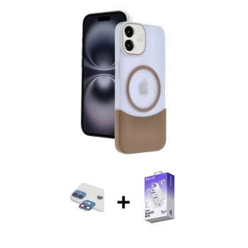 MARSİLYAN™- iPhone 11 Kılıf Kozmos Form Özel Seri - Siyah Bilvis 5in1 3D Magic Cam Ekran Koruyucu + Pers Alüminyum Kamera Lens - GI