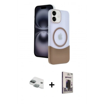 MARSİLYAN™- iPhone 11 Kılıf Kozmos Form Özel Seri - Siyah Bilvis Hayalet Cam Ekran Koruyucu + Pers Alüminyum Kamera Lens - YL