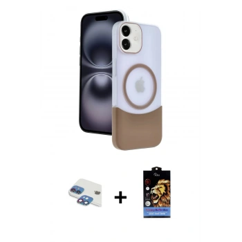 MARSİLYAN™- iPhone 11 Kılıf Kozmos Form Özel Seri - Siyah Buffer Hayalet Cam Ekran Koruyucu + Pers Alüminyum Kamera Lens - GI