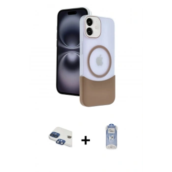 MARSİLYAN™- iPhone 11 Kılıf Kozmos Form Özel Seri - Siyah Joko Magic 5D Cam + Pers Alüminyum Kamera Lens - LT