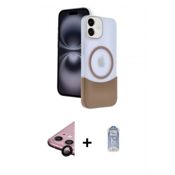 MARSİLYAN™- iPhone 11 Kılıf Kozmos Form Özel Seri - Siyah Joko Magic 5D Cam + Raze Metal Kamera Lens - SH
