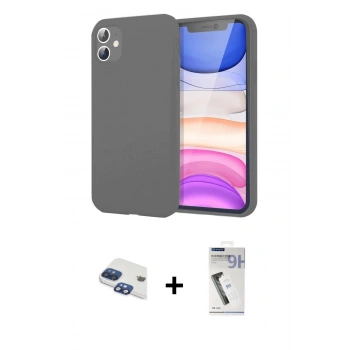 MARSİLYAN™- iPhone 11 Kılıf Kozmos Yansıma Özel Seri - Şeffaf Uv Polymer Nano Ekran Koruyucu + Pers Alüminyum Kamera Lens - LT