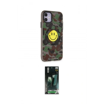 MARSİLYAN™- iPhone 11 Kılıf Nova Doku Koleksiyonu - Siyah 360 Mat Full Body Arka Koruyucu