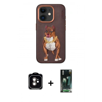 MARSİLYAN™- iPhone 11 Kılıf Nova Form Koleksiyonu - Şeffaf 360 Full Body Arka Koruyucu + PVD Metal Kamera Lens - TU