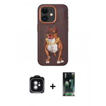 MARSİLYAN™- iPhone 11 Kılıf Nova Form Koleksiyonu - Şeffaf 360 Full Body Arka Koruyucu + PVD Metal Kamera Lens - YL