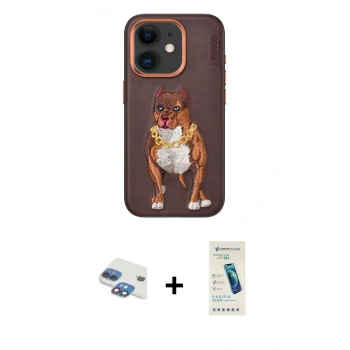 MARSİLYAN™- iPhone 11 Kılıf Nova Form Koleksiyonu - Şeffaf Pasifik Cam Ekran Koruyucu + Pers Alüminyum Kamera Lens - GI