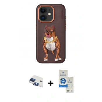 MARSİLYAN™- iPhone 11 Kılıf Nova Form Koleksiyonu - Şeffaf Royal Nano Ekran Koruyucu + Pers Alüminyum Kamera Lens - LT