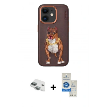 MARSİLYAN™- iPhone 11 Kılıf Nova Form Koleksiyonu - Şeffaf Royal Nano Ekran Koruyucu + Pers Alüminyum Kamera Lens - YL