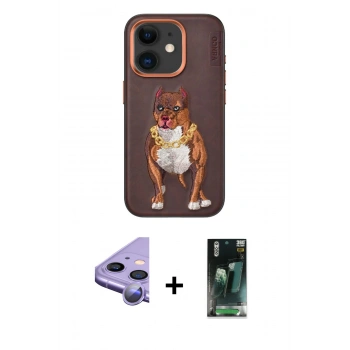 MARSİLYAN™- iPhone 11 Kılıf Nova Form Koleksiyonu - Siyah 360 Mat Full Body Arka Koruyucu + Raze Metal Kamera Lens - MR