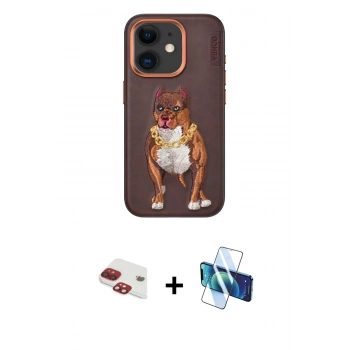 MARSİLYAN™- iPhone 11 Kılıf Nova Form Koleksiyonu - Siyah 3D Antistatik Cam Ekran Koruyucu + Pers Alüminyum Kamera Lens - KI